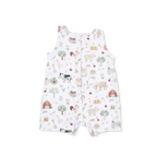 Cute Farm Animals Uni - Sleeveless Shortie Romper