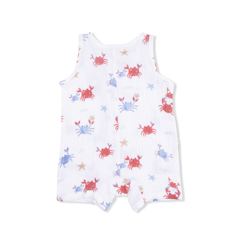 Crayon Crabs - Sleeveless Shortie Romper