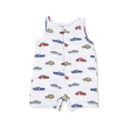 Race Cars - Sleeveless Shortie Romper