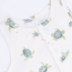 Sea Turtles - Sleeveless Shortie Romper