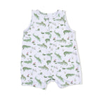 Crayon Alligators - Sleeveless Shortie Romper