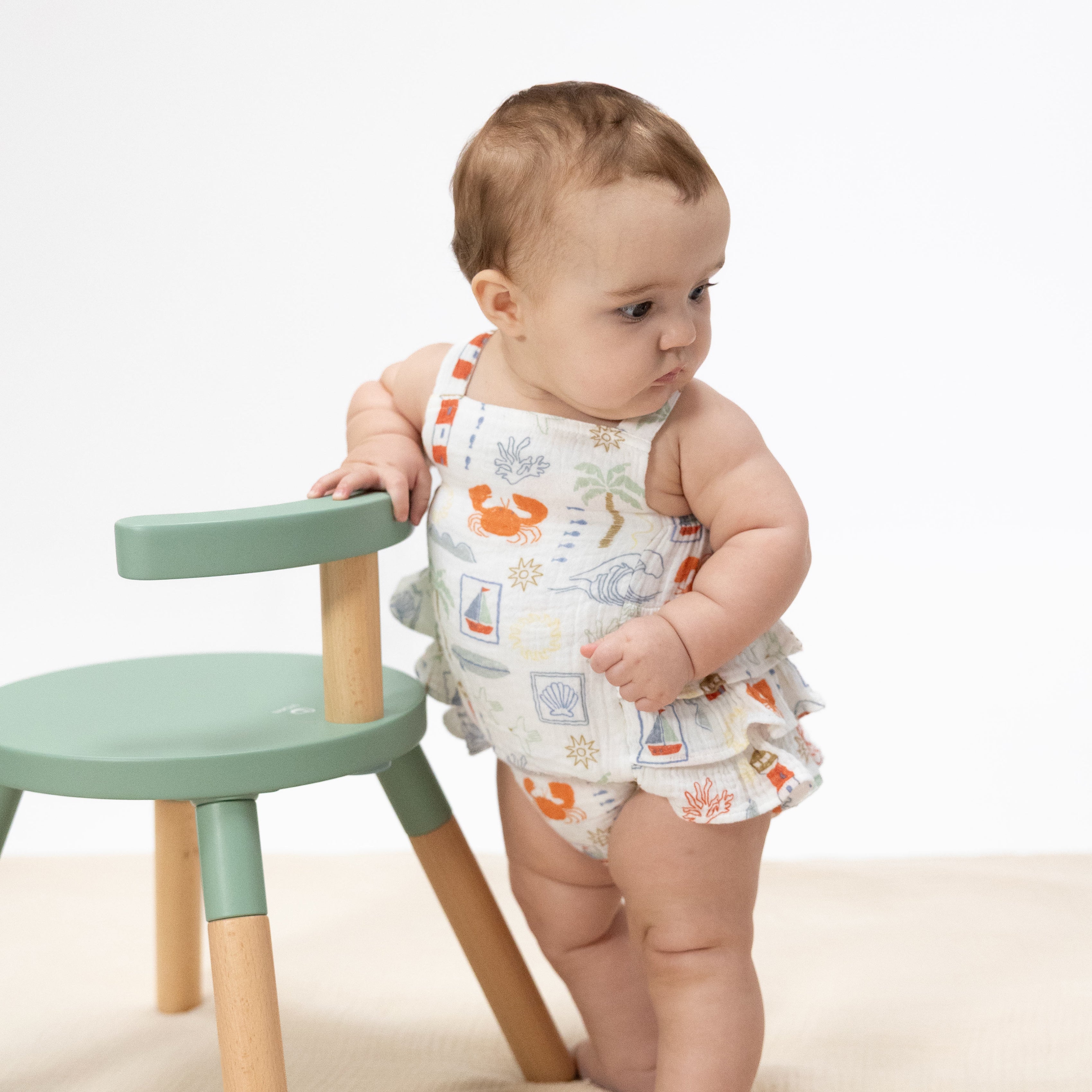 Club Mediterranean - Ruffle Sunsuit