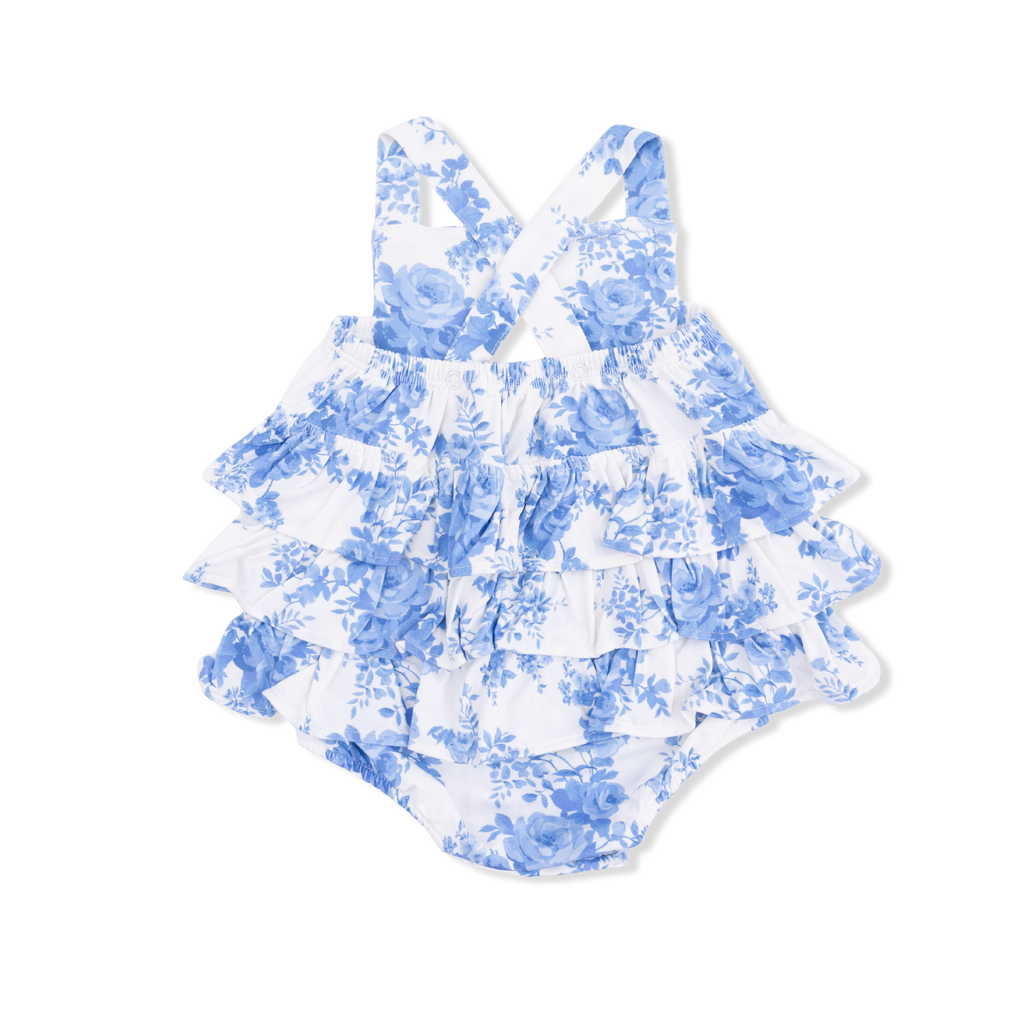 Dream Cottage Floral - Ruffle Sunsuit
