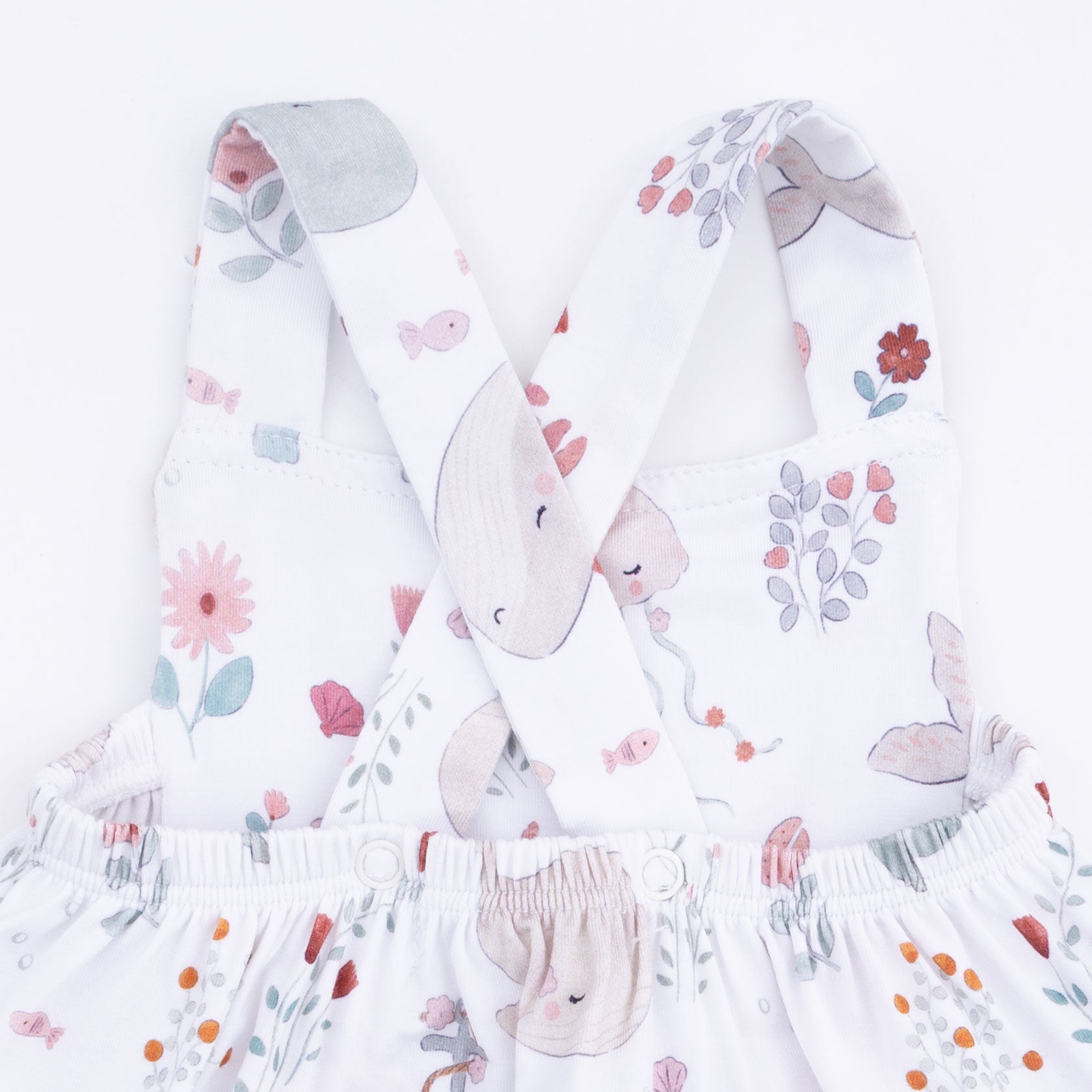 Garden Sea Creatures - Ruffle Sunsuit