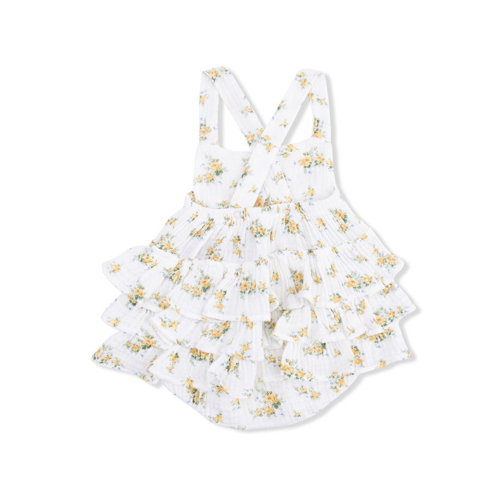 Sunshine Roses - Ruffle Sunsuit