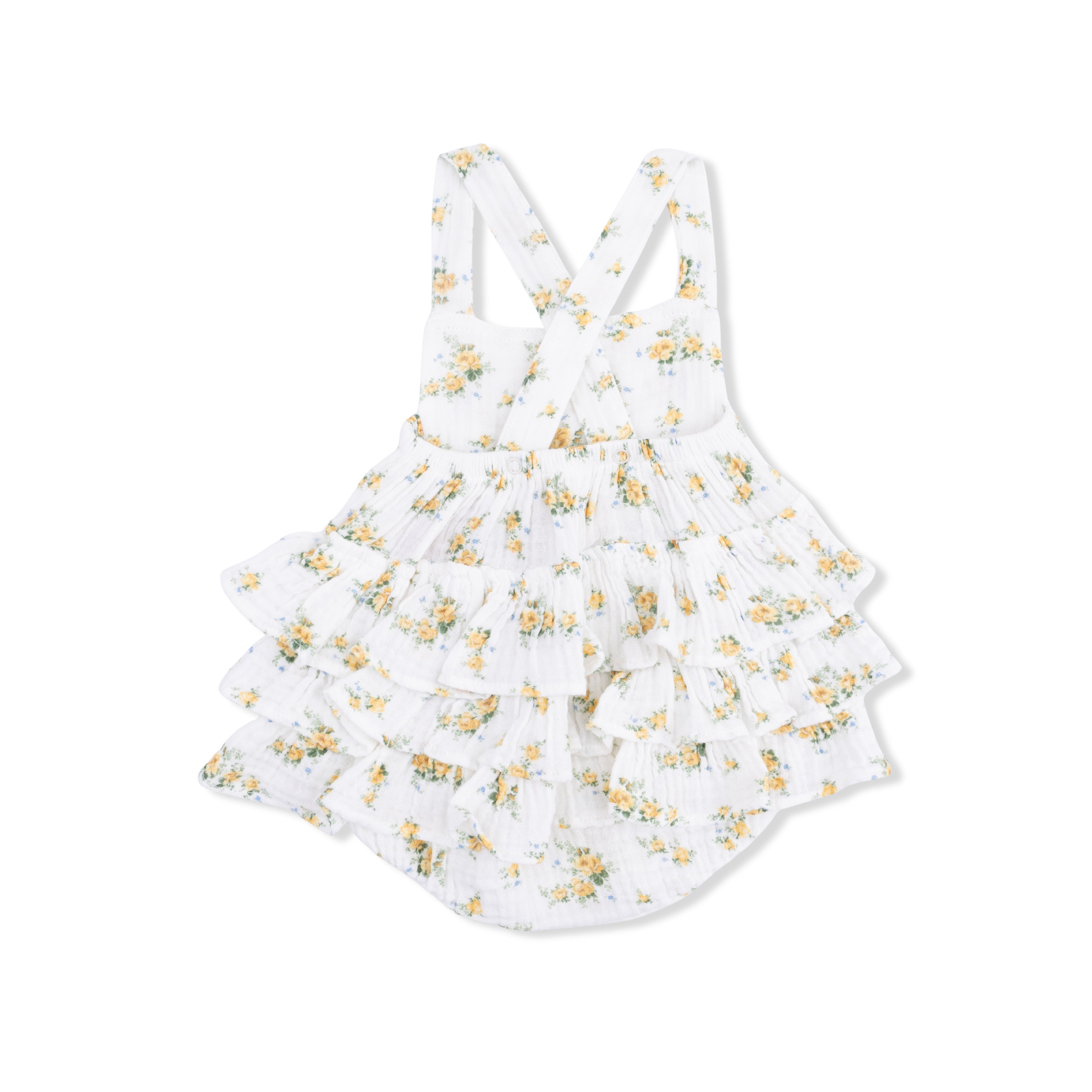 Sunshine Roses - Ruffle Sunsuit