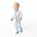 Bubbly Sailboats Blue - Convertible Romper
