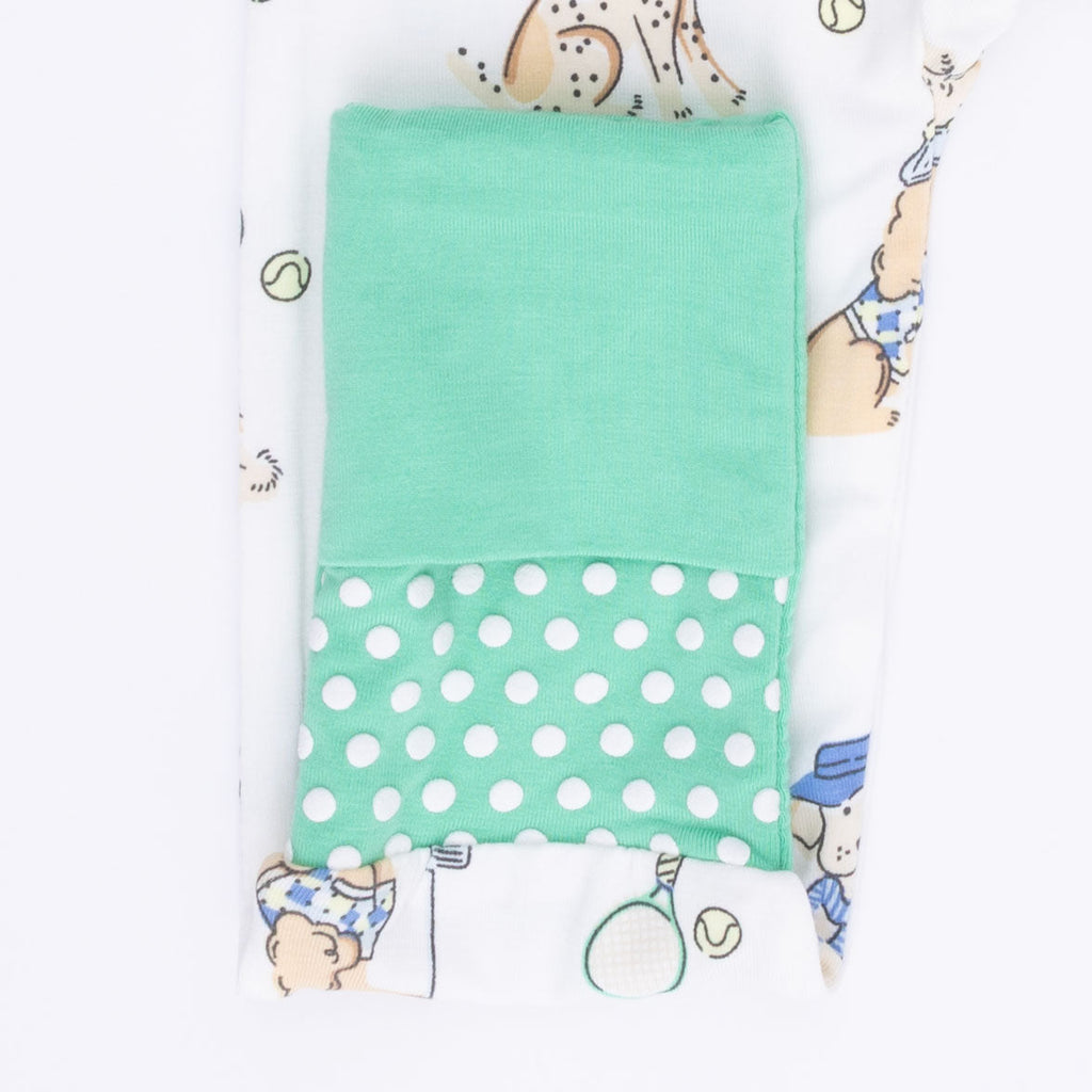 Country Club Dogs Neutral - Convertible Romper