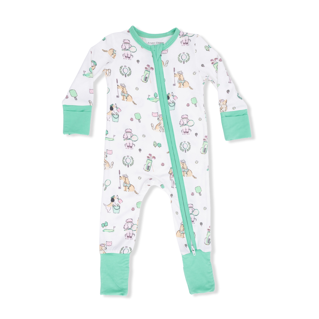 Country Club Dogs Pink - Convertible Romper