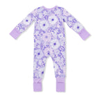 Lacy Lavender Floral - Convertible Romper