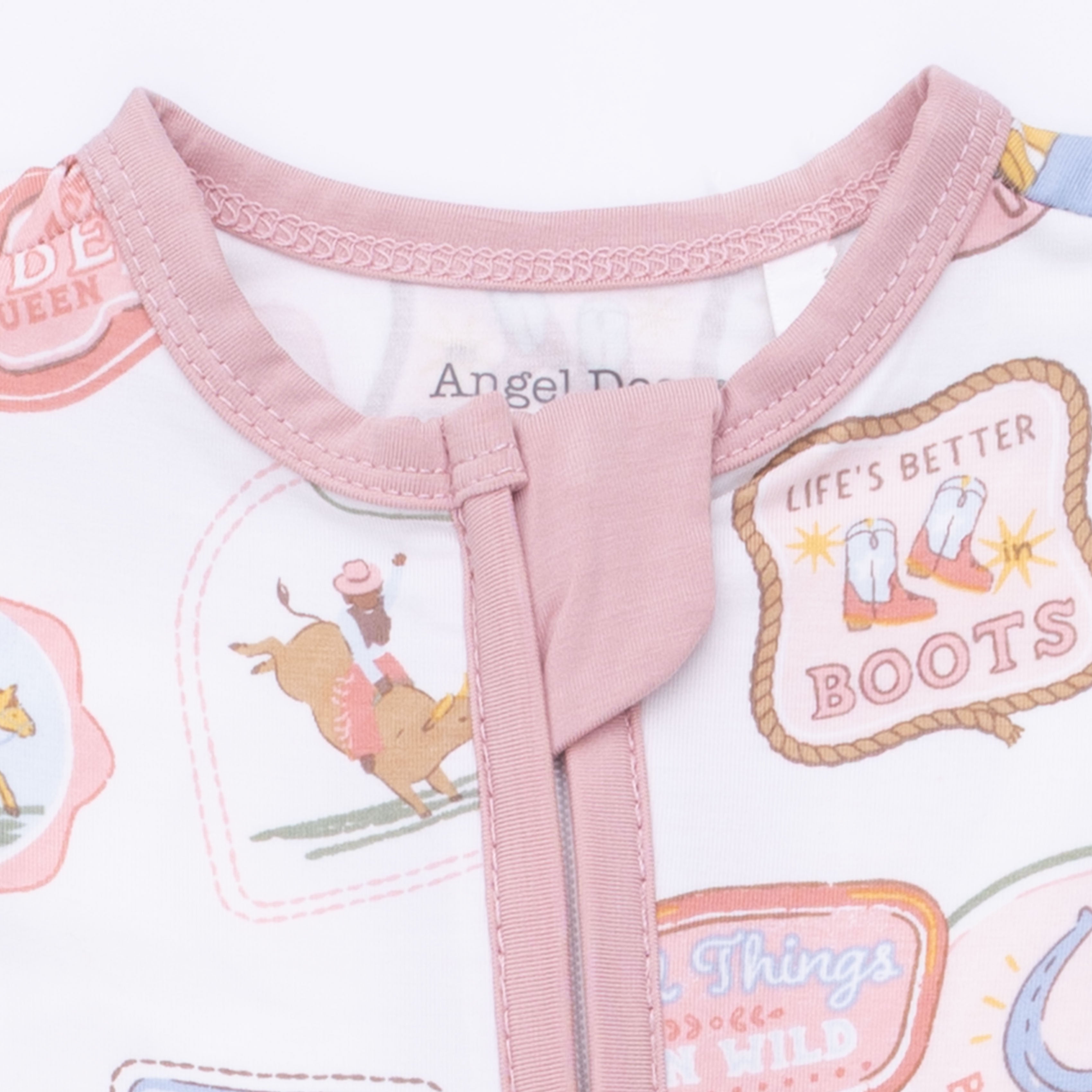 Rodeo Patches Pink - Convertible Romper