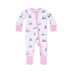 Vintage Golf Carts Pink - Convertible Romper