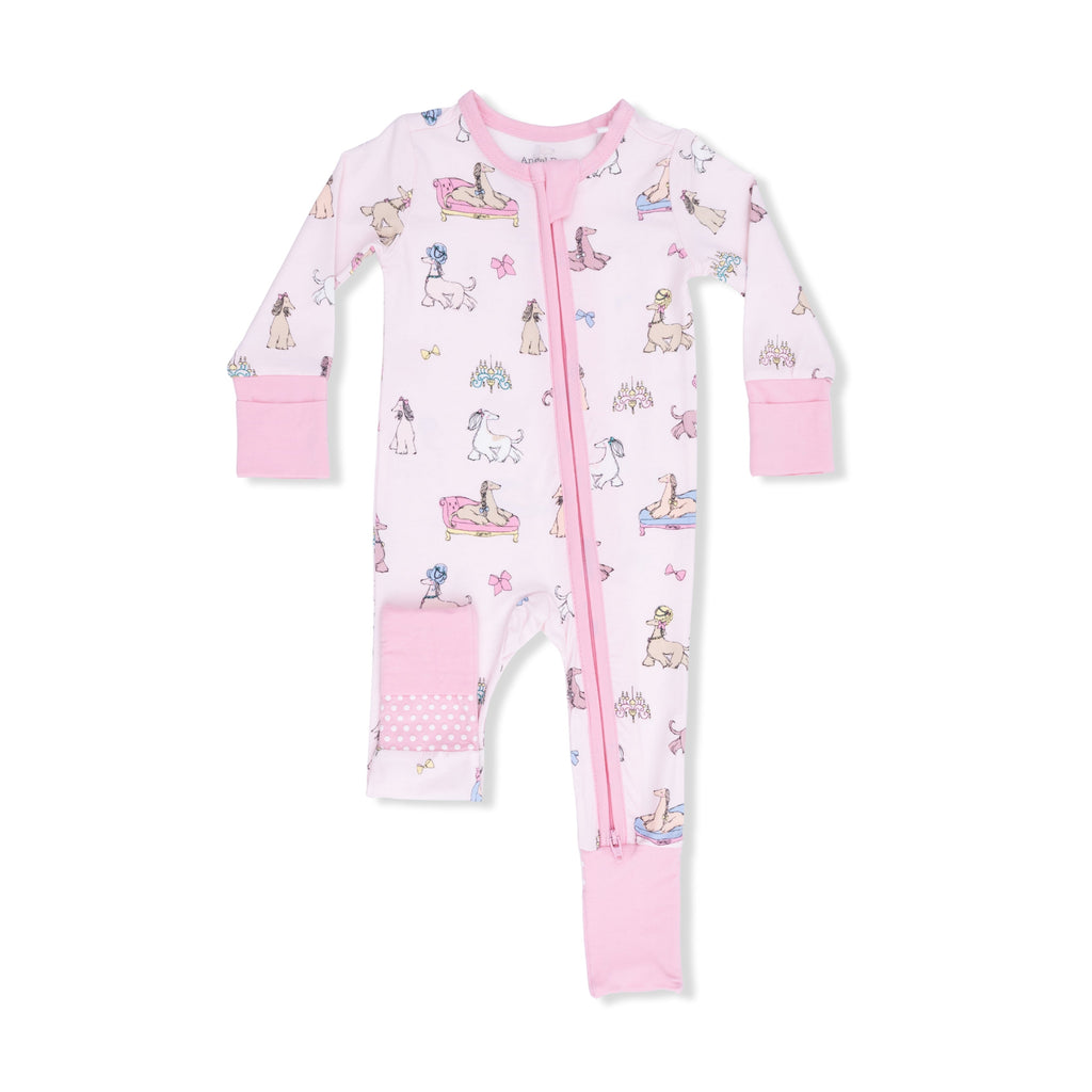 Fancy Hounds with Bows - Convertible Romper
