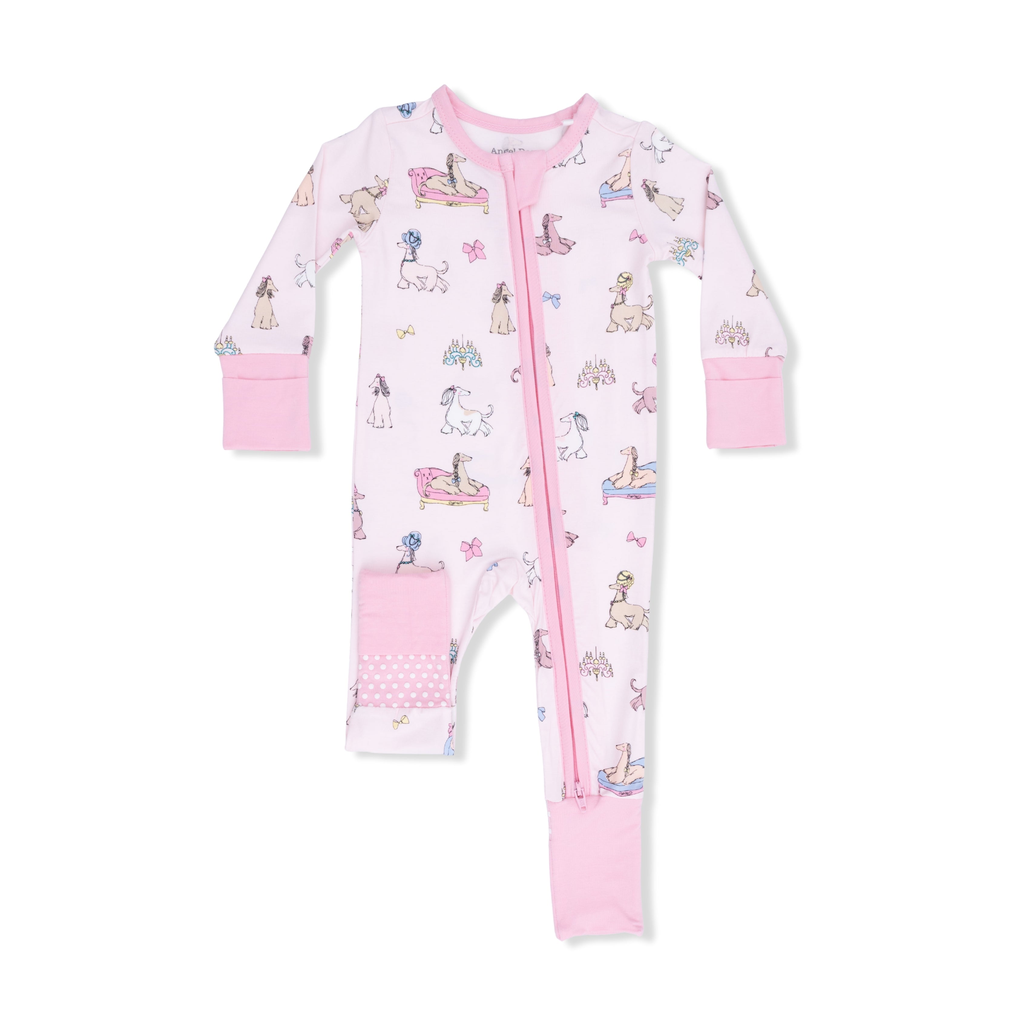 Fancy Hounds with Bows - Convertible Romper