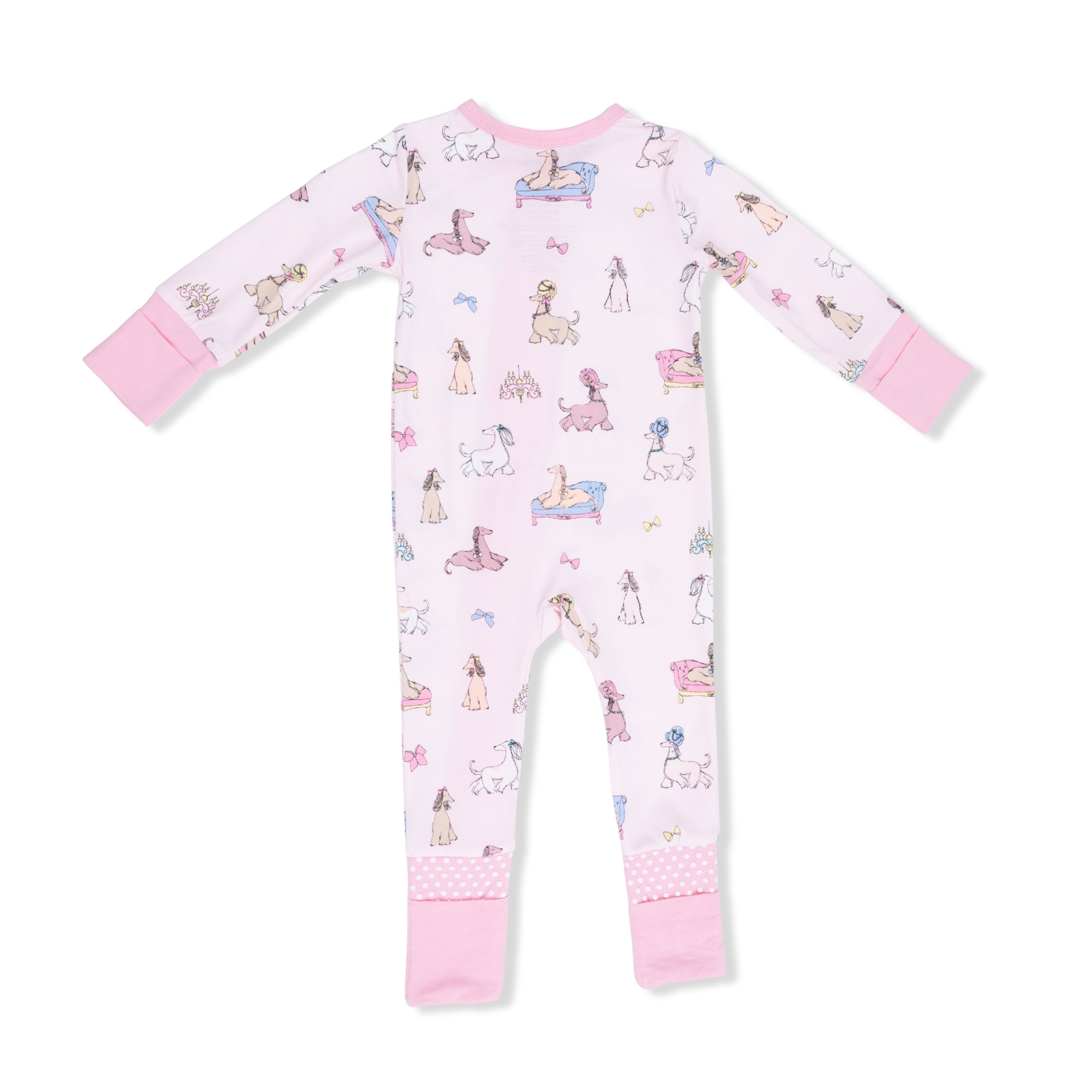 Fancy Hounds with Bows - Convertible Romper
