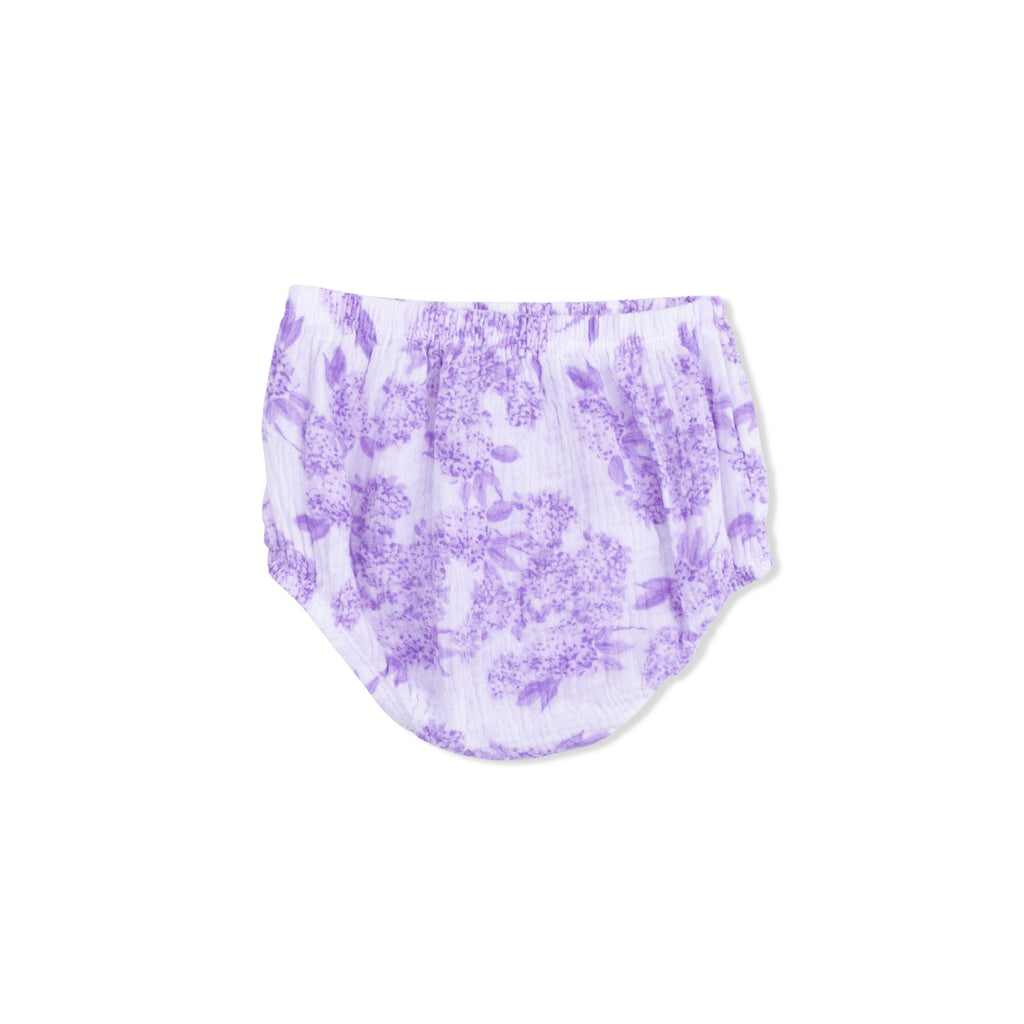 Lilac Floral - Smocked Sundress with Bloomer