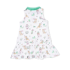 Country Club Dogs Pink - Polo Tennis Dress with Cartwheel Short