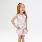 Sweet Bows - Polo Tennis Dress with Cartwheel Short