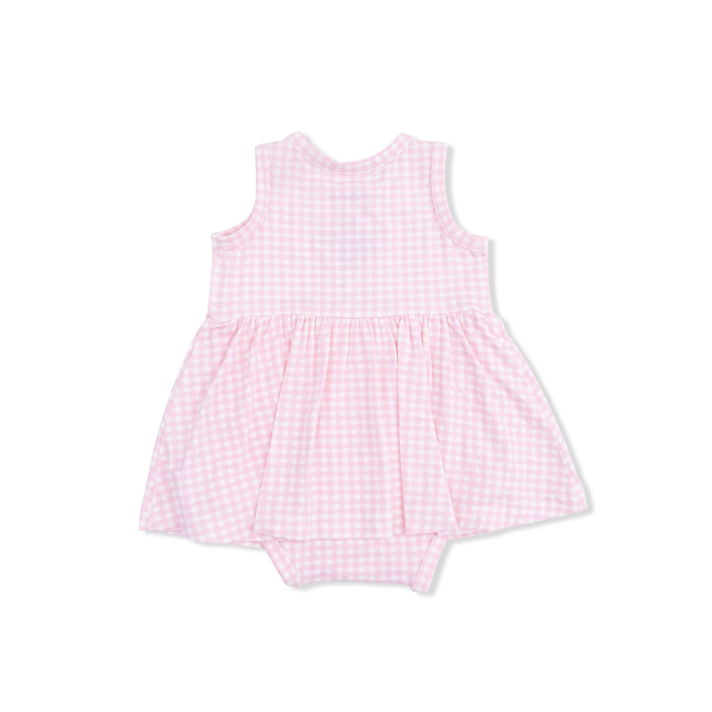 Cute Farm Animals Appliques - Tank Bodysuit Dress