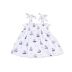 Bubbly Sailboats Pink - Smocked Top & Bike Short