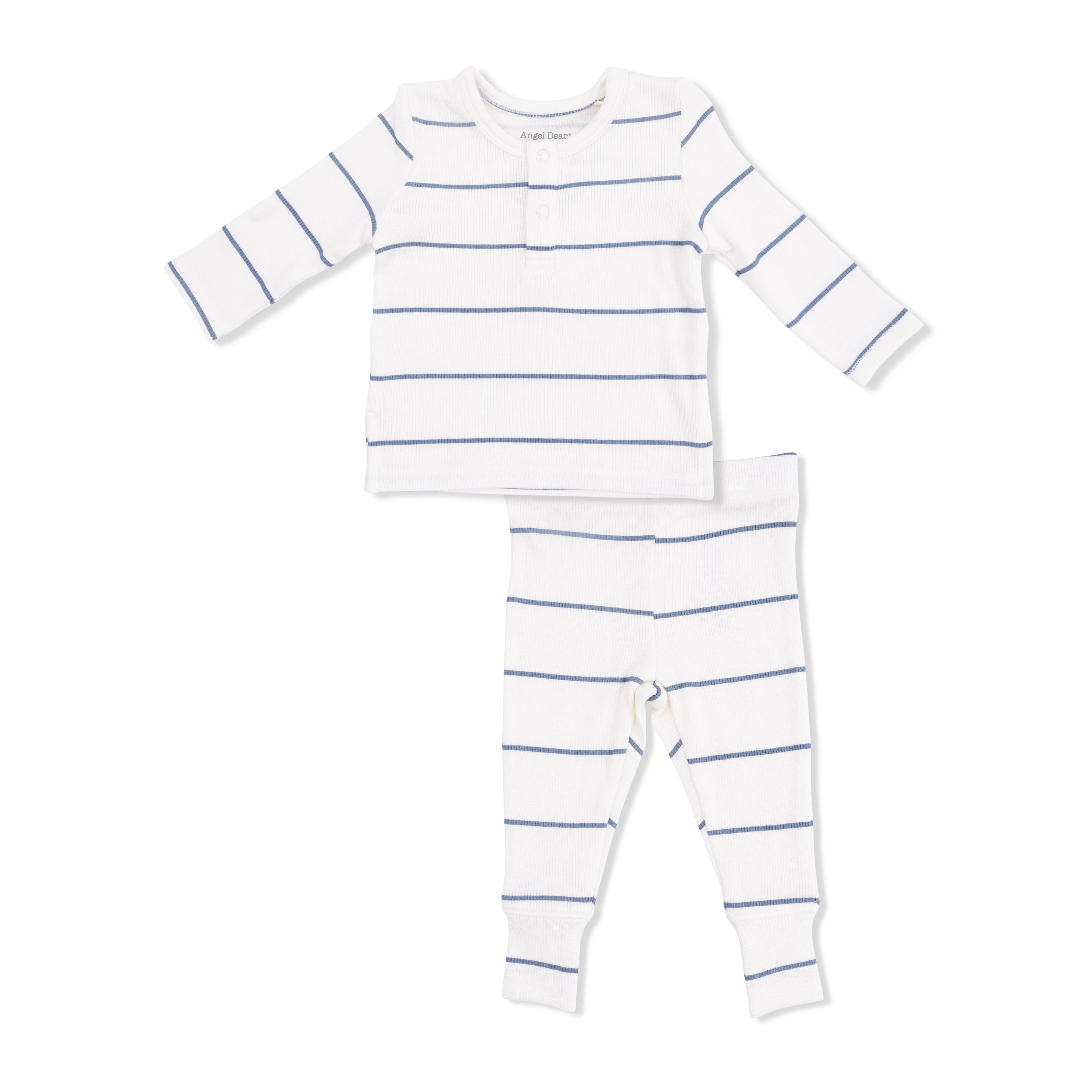 Vintage Stripe - Long Sleeve Henley and Pant