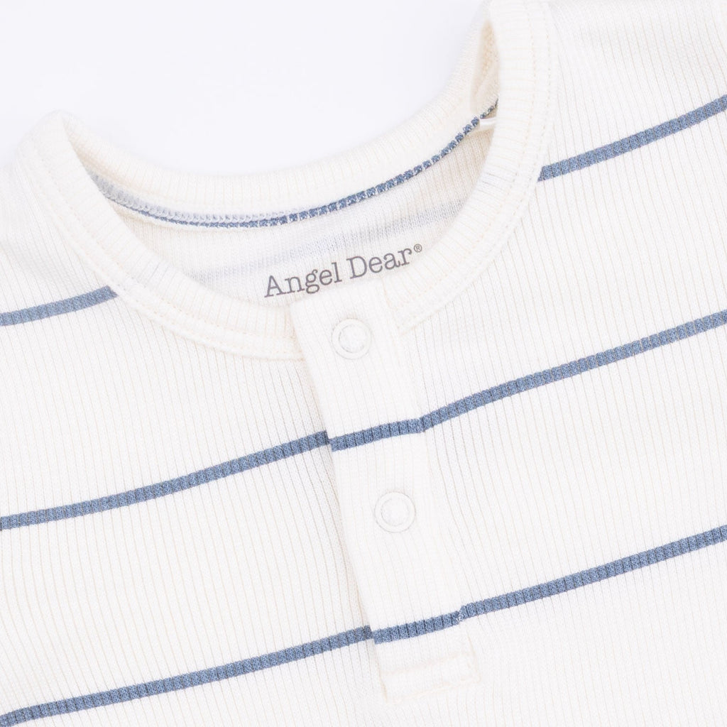 Vintage Stripe - Long Sleeve Henley and Pant