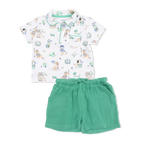 Country Club Dogs Neutral - Polo with Casual Short