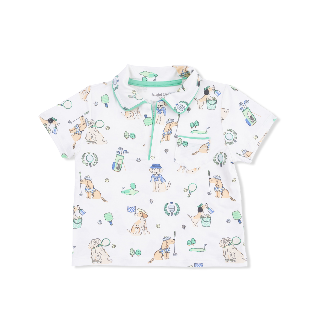 Country Club Dogs Neutral - Polo with Casual Short