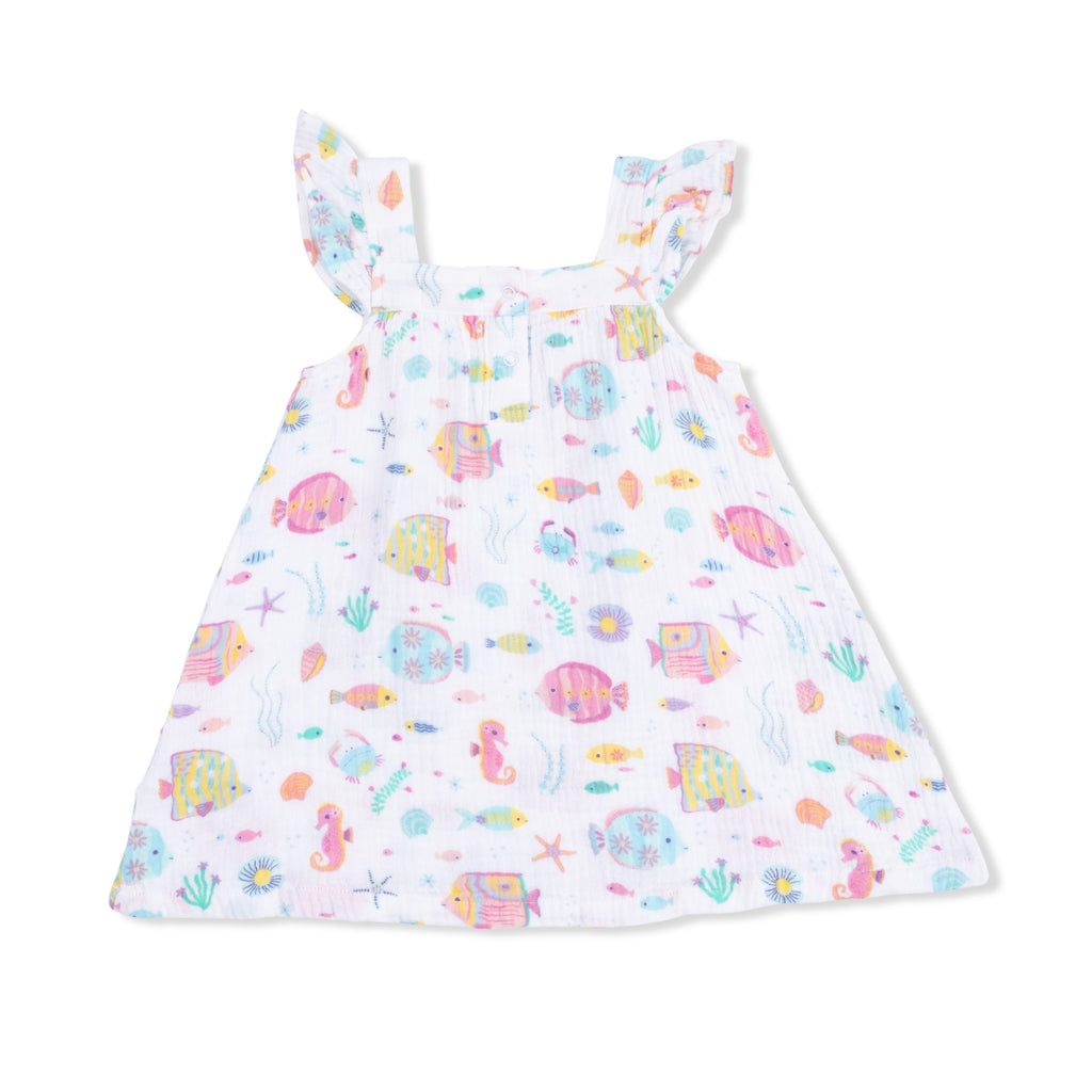 Sunny Coral Reef Fish - Sundress and Bloomer