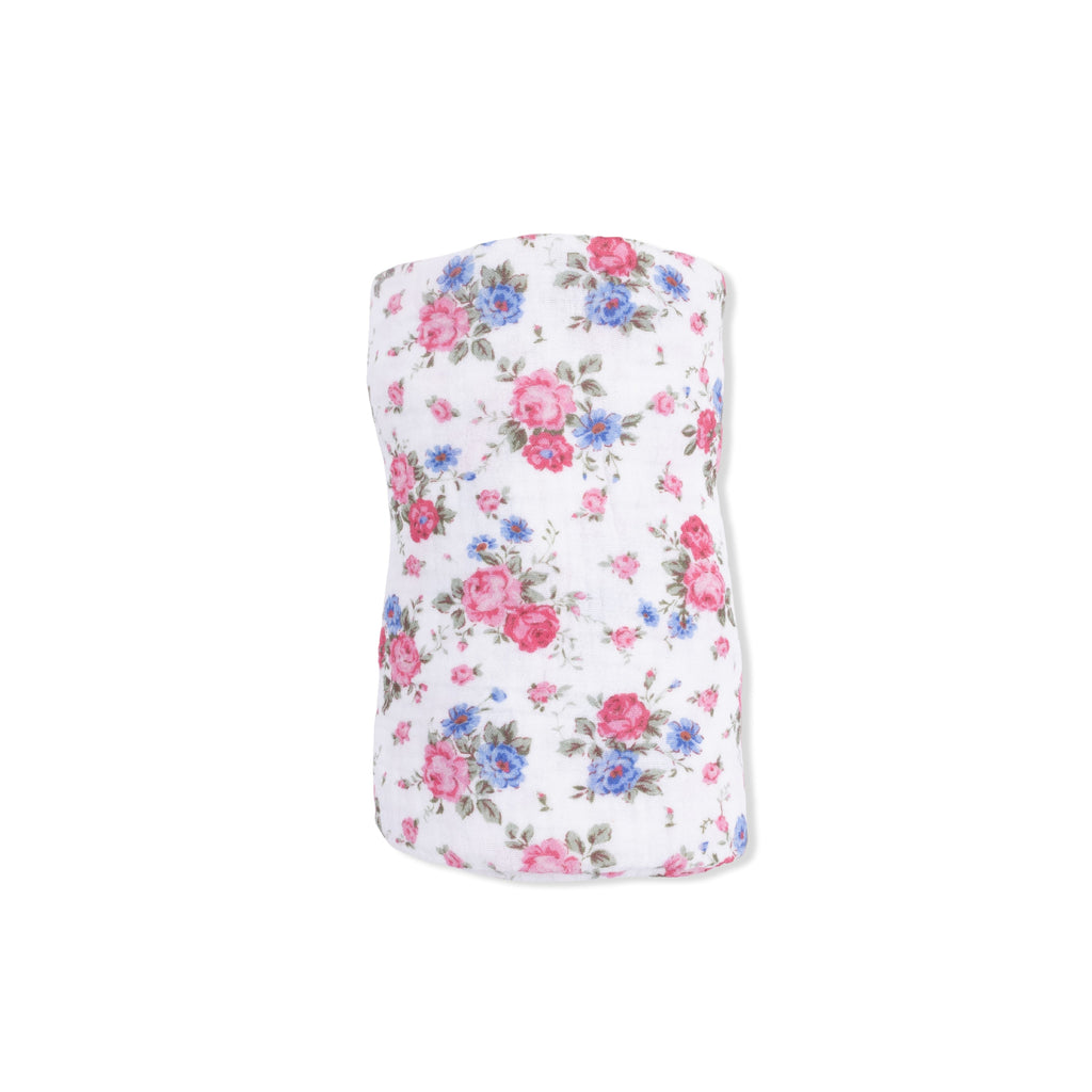 Cabbage Roses - Swaddle Blanket
