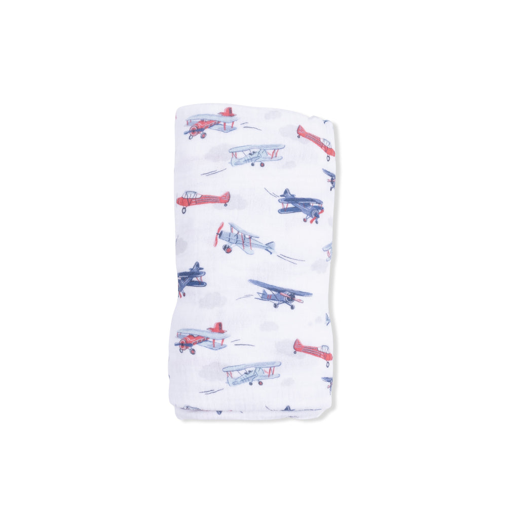 Vintage Planes - Swaddle Blanket
