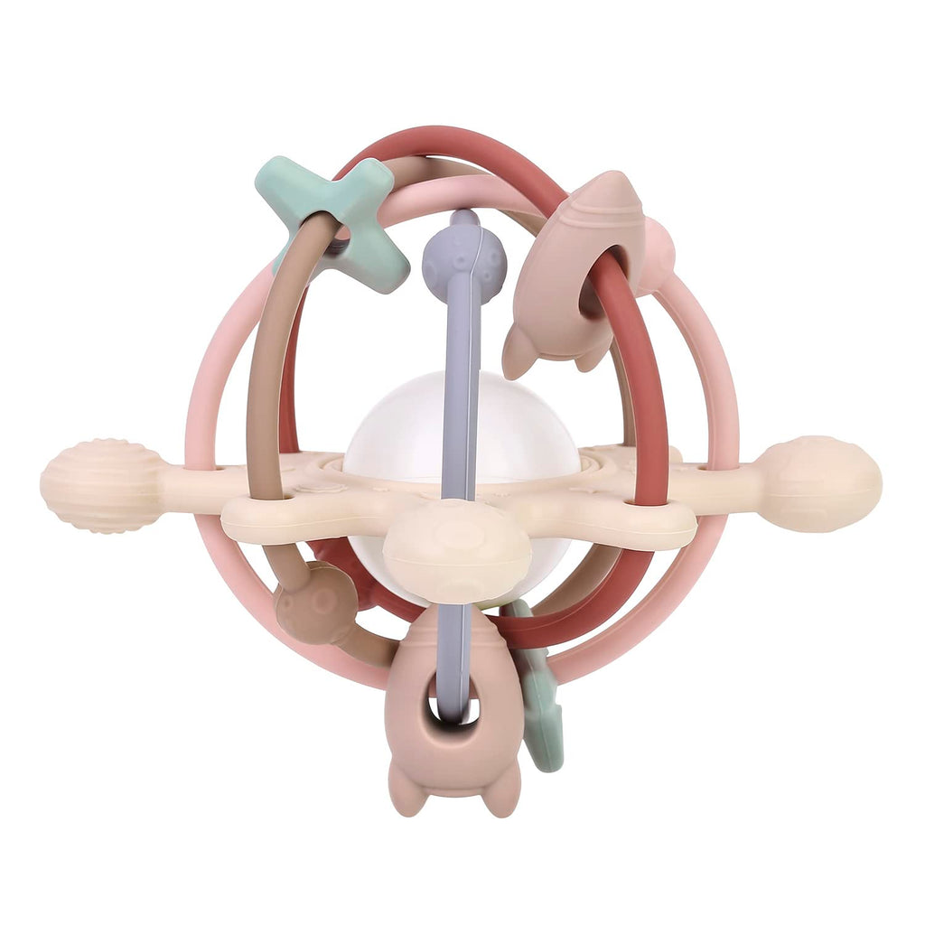 Silicone Baby Teether Rattle Ball