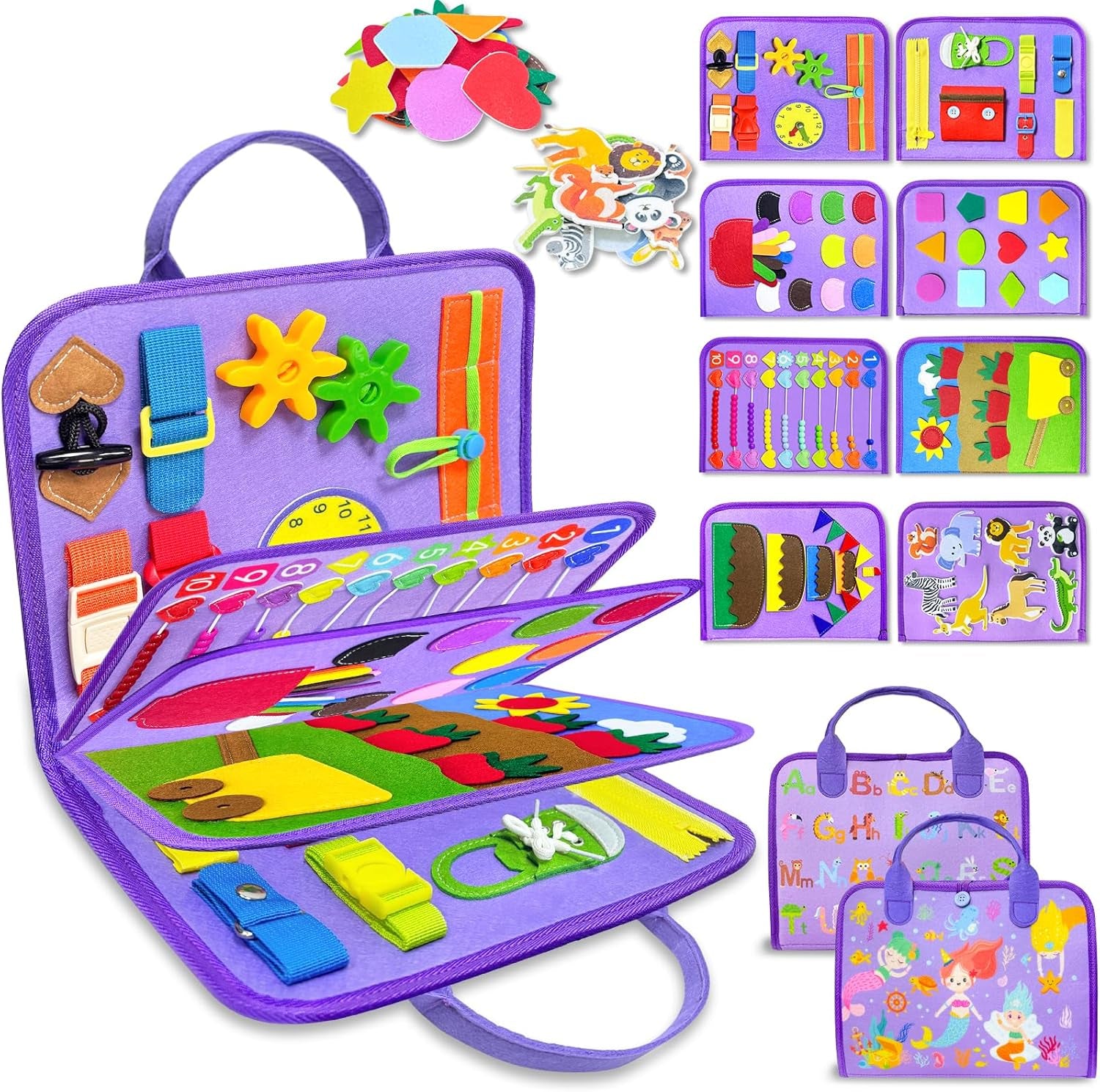 Montessori Busy Board Book