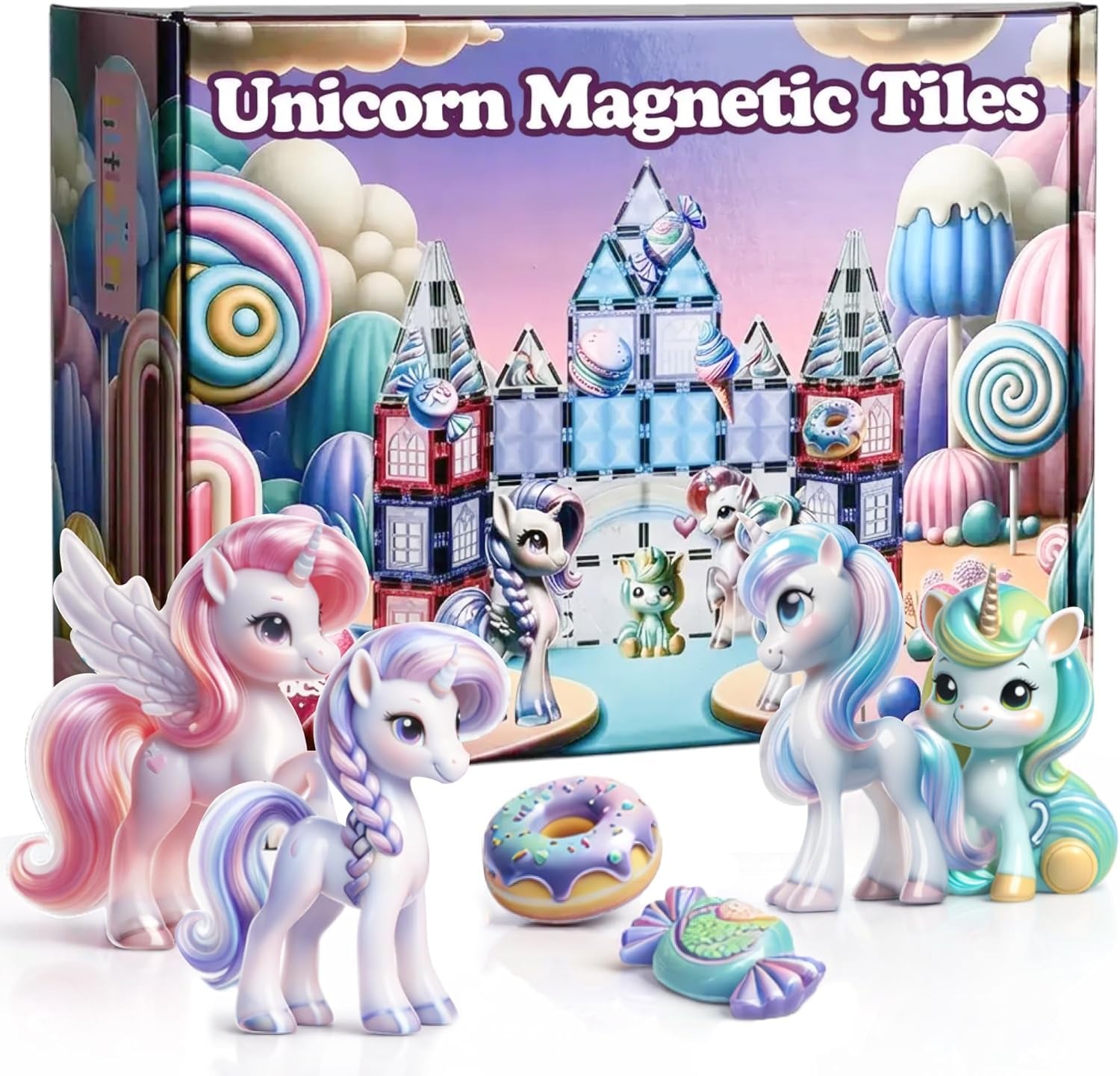 Princess Castle Magnetic Tile Set
