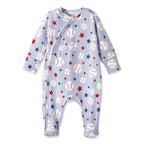 Grand Slam Baseball Bamboo Zipper Romper for Baby