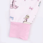 Fancy Hounds with Bows - Short Sleeve Loungewear Set