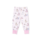 Fancy Hounds with Bows - Short Sleeve Loungewear Set
