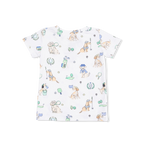 Country Club Dogs Neutral - Short Sleeve Loungewear Set