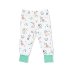 Country Club Dogs Neutral - Short Sleeve Loungewear Set