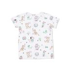 Country Club Dogs Pink - Short Sleeve Loungewear Set