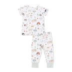 Cute Farm Animals Uni - Short Sleeve Loungewear Set