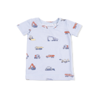 Construction Vehicles - Short Sleeve Loungewear Set
