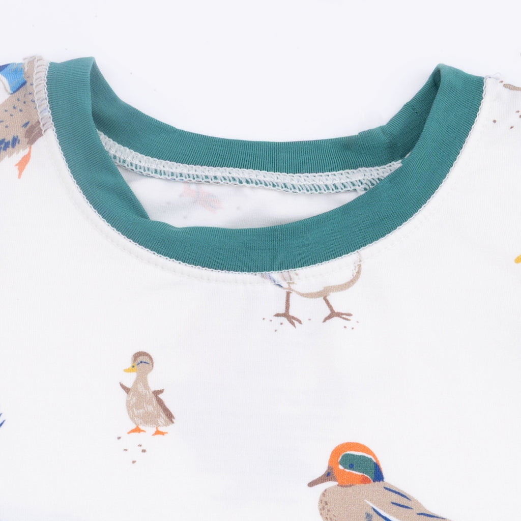 Ducks - Short Sleeve Loungewear Set