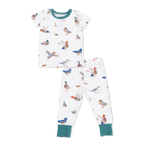Ducks - Short Sleeve Loungewear Set