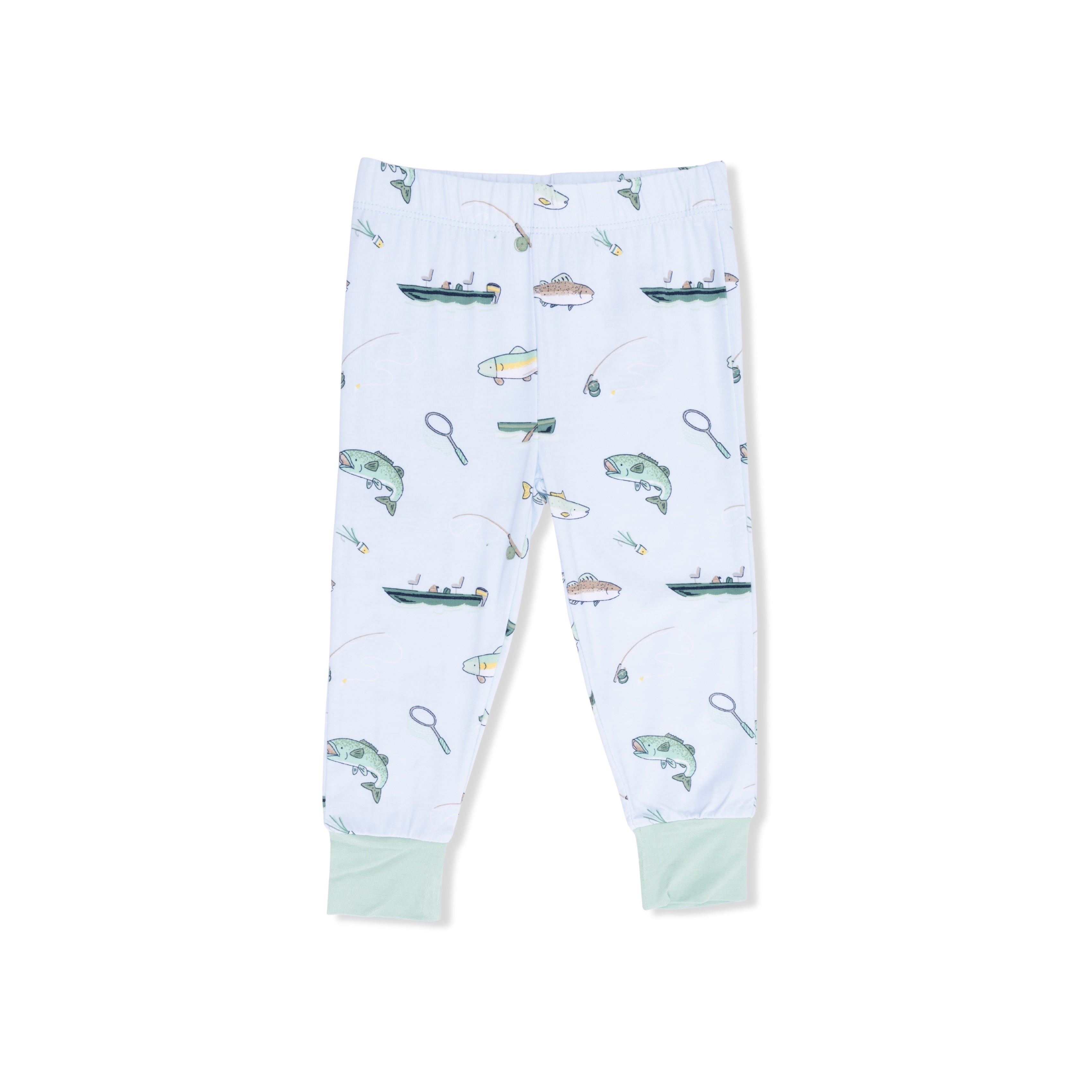 Fishing - Short Sleeve Loungewear Set