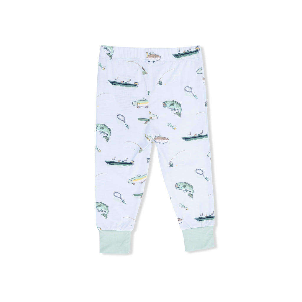 Fishing - Short Sleeve Loungewear Set