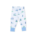 Vintage Golf Carts Blue - Short Sleeve Loungewear Set