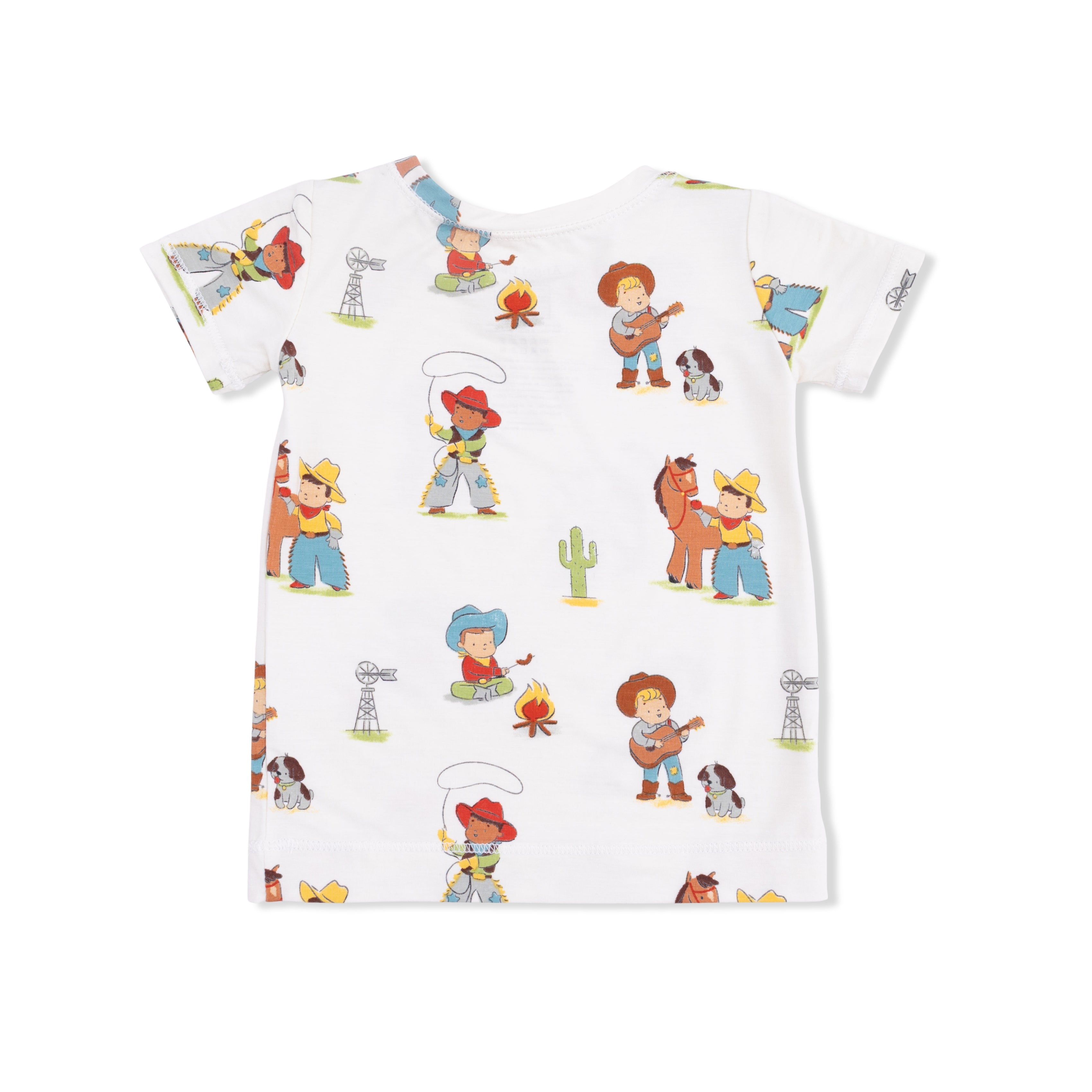 Vintage Cowboys - Short Sleeve Loungewear Set
