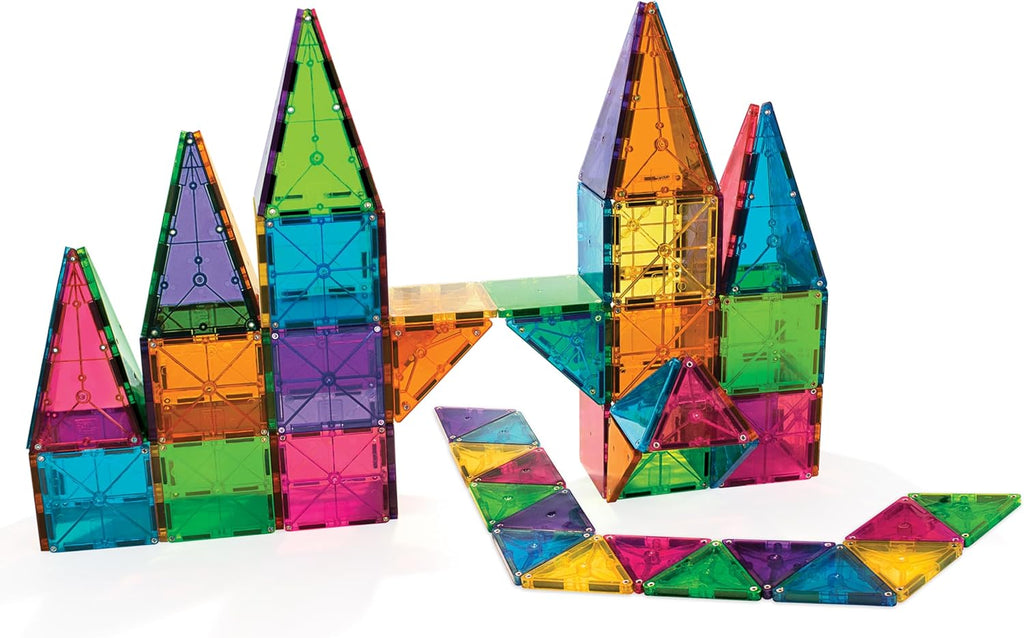 100-Piece Magnetic Building Tile Set