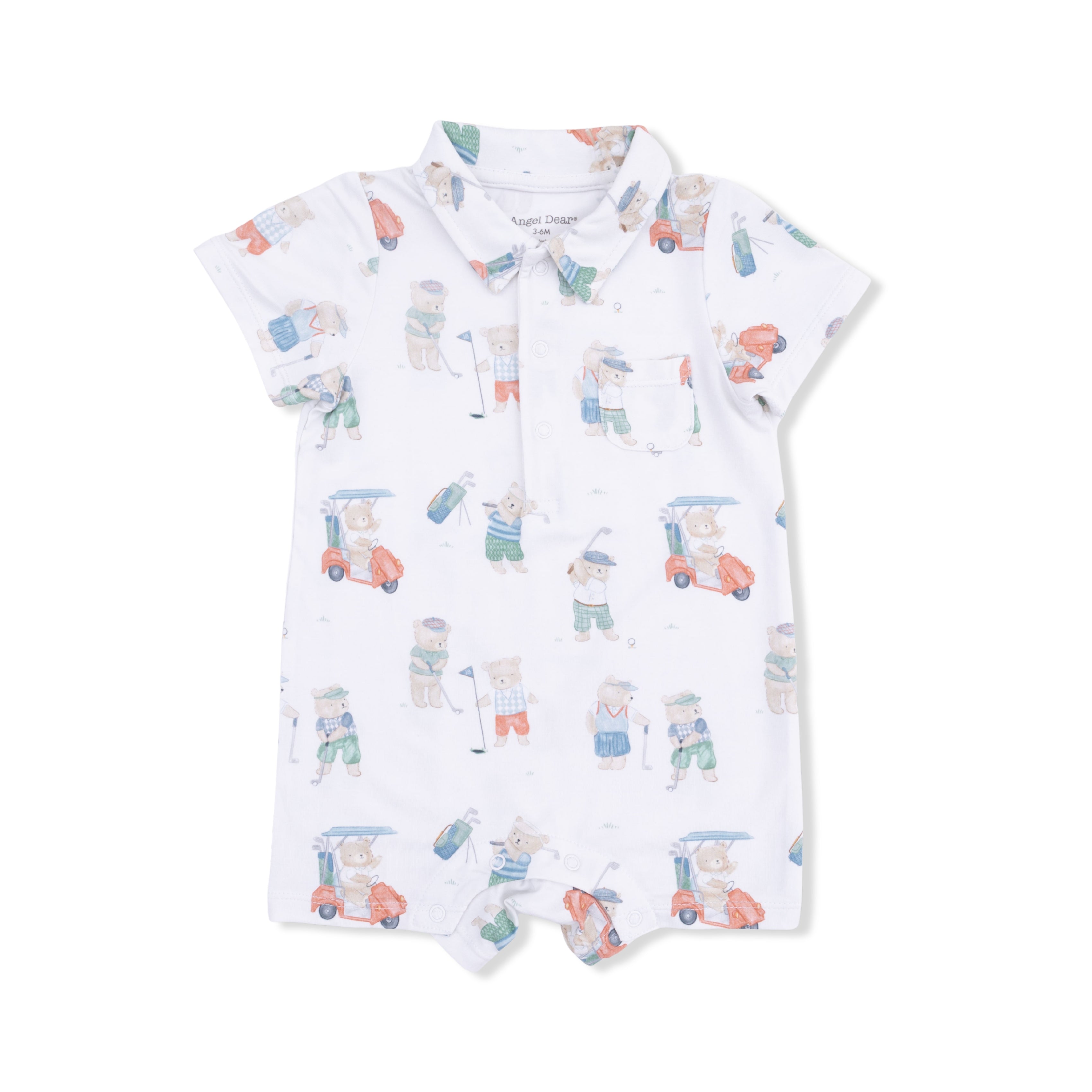 Golfing Teddy Bears - Polo Shortie